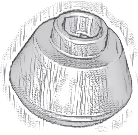 Cone 1 1/2 x 1 1/2 x 2/3 Truncated
