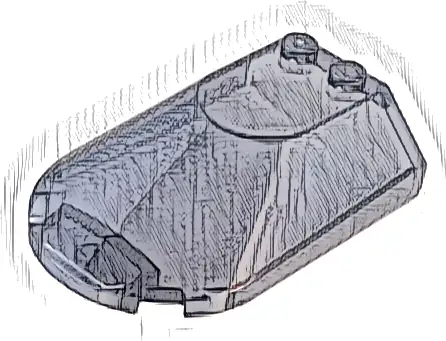 Windscreen 6 x 4 x 1 1/3 Canopy Sloped Sides