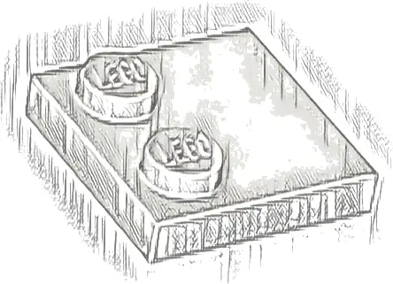 Tile, Modified 2 x 2 with Studs on Edge