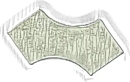 Tile, Modified 2 x 2 with 2 1 x 1 Curved Cutouts (Double Arrow)