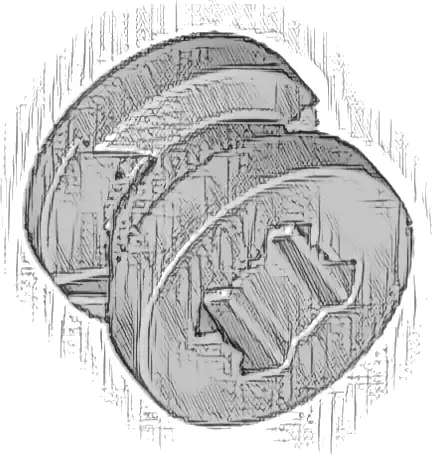 Wheel  8mm D. x 6mm with Slot