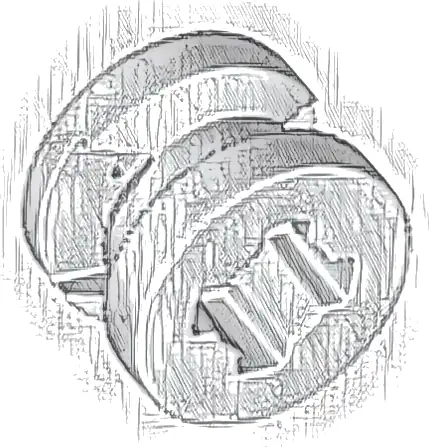 Wheel  8mm D. x 6mm with Slot