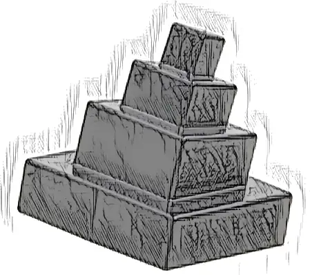 Minifigure, Headgear Witch Hat Pixelated (Minecraft)