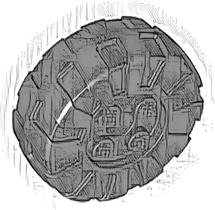 Wheel Hard Plastic, Treaded 36mm D. with 4 Studs