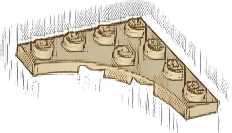 Plate, Modified 4 x 4 with 3 x 3 Curved Cutout