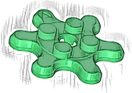 Plate, Round 2 x 2 Gear 6 Tooth