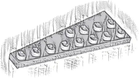 Wedge, Plate 8 x 3 Right