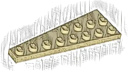Wedge, Plate 8 x 3 Right