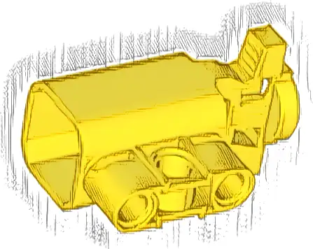 Projectile Launcher Part, Net Shooter Canister