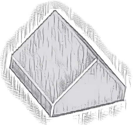 Slope 45 1 x 1 x 2/3 Double