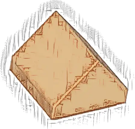 Slope 45 1 x 1 x 2/3 Double