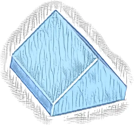 Slope 45 1 x 1 x 2/3 Double