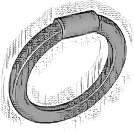 Minifigure, Weapon Hoop Blade / Chakram