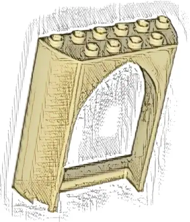 Panel 2 x 6 x 6 with Pointed Arch