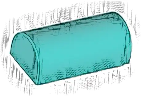 Slope, Curved 1 x 2 x 2/3 Double