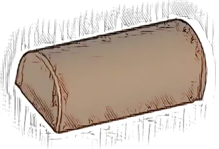 Slope, Curved 1 x 2 x 2/3 Double