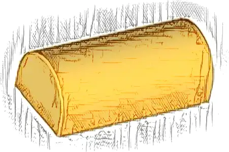 Slope, Curved 1 x 2 x 2/3 Double