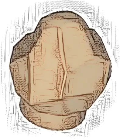 Rock 1 1/3 x 1 1/3 x 1