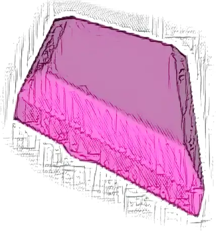 Tile, Modified 1 x 2 Diamond with Bar