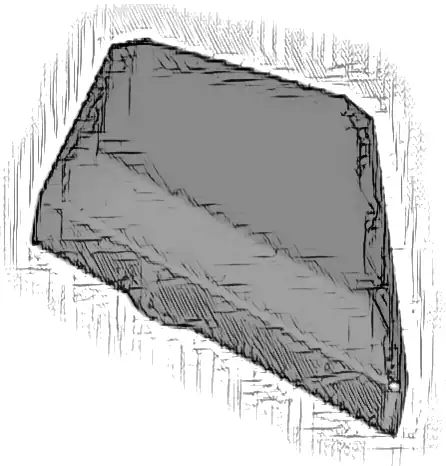 Tile, Modified 1 x 2 Diamond with Bar