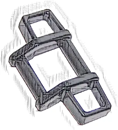 Bar 1 x 4 x 1 2/3 (Grille Guard / Push Bumper)