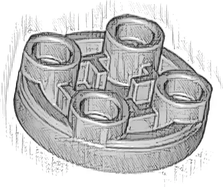 Tile, Round 2 x 2 Inverted