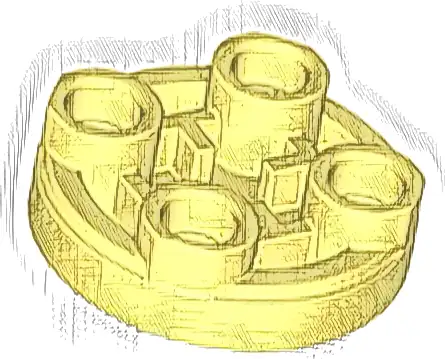 Tile, Round 2 x 2 Inverted