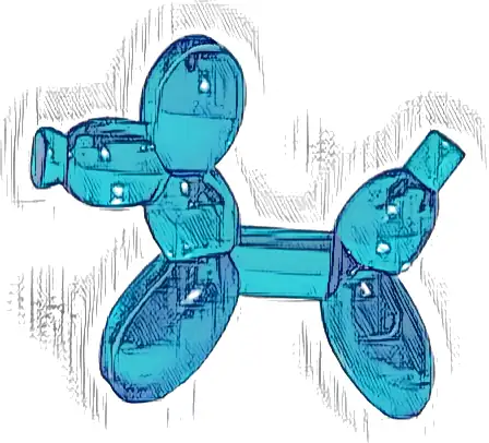 Minifigure, Utensil Balloon Dog