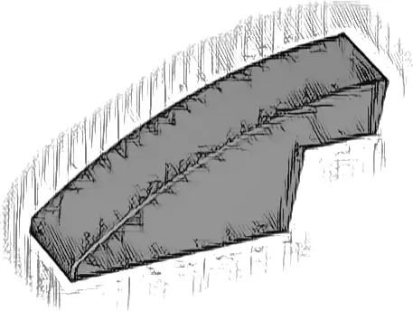 Slope, Curved 4 x 1 x 1 2/3