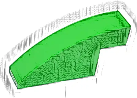 Slope, Curved 4 x 1 x 1 2/3