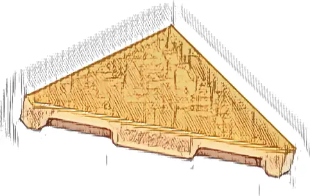 Tile, Modified 2 x 2 Triangular