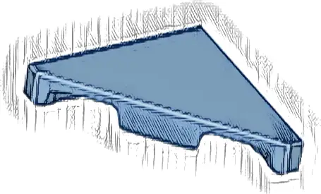 Tile, Modified 2 x 2 Triangular