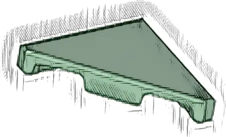 Tile, Modified 2 x 2 Triangular