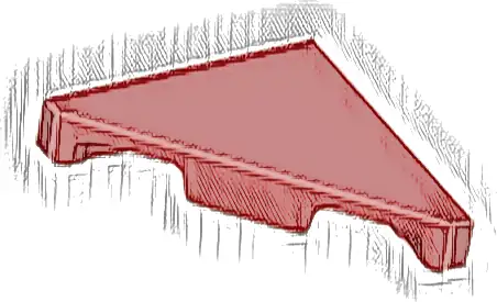 Tile, Modified 2 x 2 Triangular