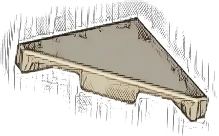 Tile, Modified 2 x 2 Triangular