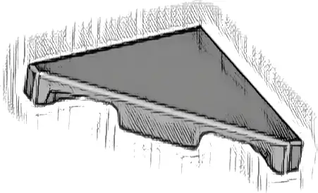 Tile, Modified 2 x 2 Triangular