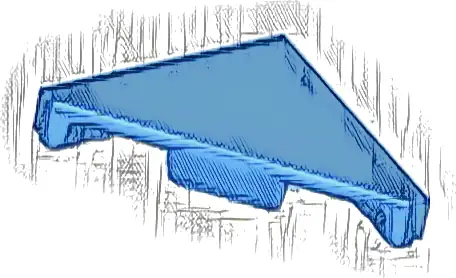 Tile, Modified 2 x 2 Triangular