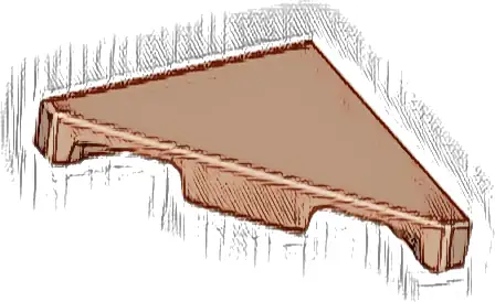 Tile, Modified 2 x 2 Triangular