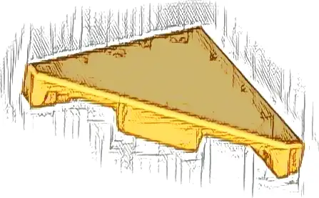 Tile, Modified 2 x 2 Triangular