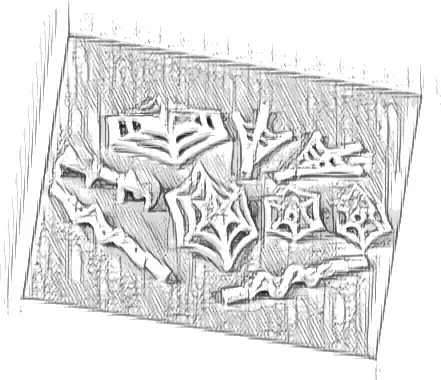 Minifigure, Weapon Pack Spider-Man Web Effects, 9 in Bag (Multipack)