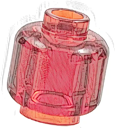 Minifigure, Head (Plain)