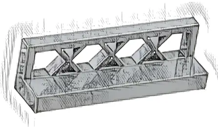 Fence 1 x 4 x 1 Lattice