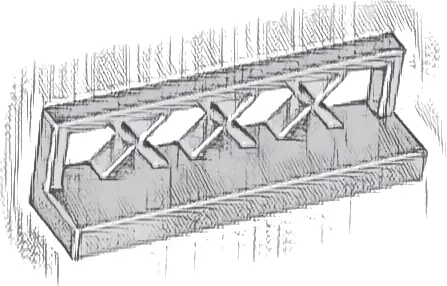 Fence 1 x 4 x 1 Lattice