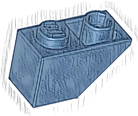 Slope, Inverted 45 2 x 1