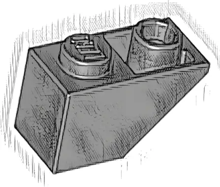 Slope, Inverted 45 2 x 1