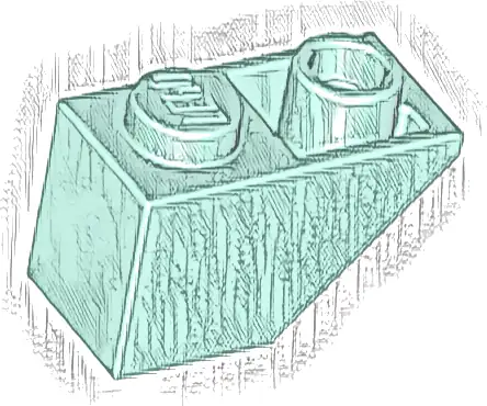 Slope, Inverted 45 2 x 1