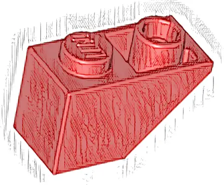 Slope, Inverted 45 2 x 1