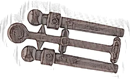 Minifigure, Utensil Wand, 2 on Sprue