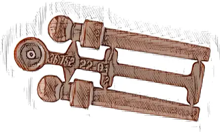 Minifigure, Utensil Wand, 2 on Sprue