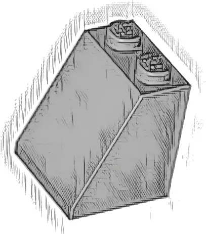 Slope 65 2 x 2 x 2 with Bottom Tube